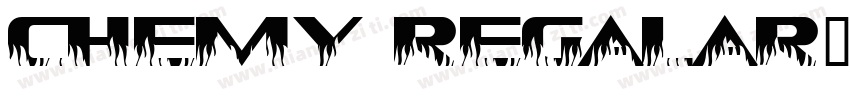 Chemy Regalar字体转换